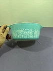 Vintage Pyrex Amish Butterprint 2.5 Qt. Casserole Turquoise #475 No Lid