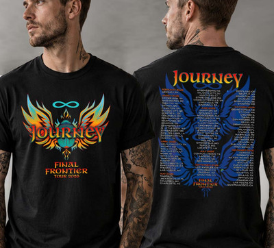 Journey 2026 The Final Frontier Tour Dates Two Sided Unisex T-Shirt