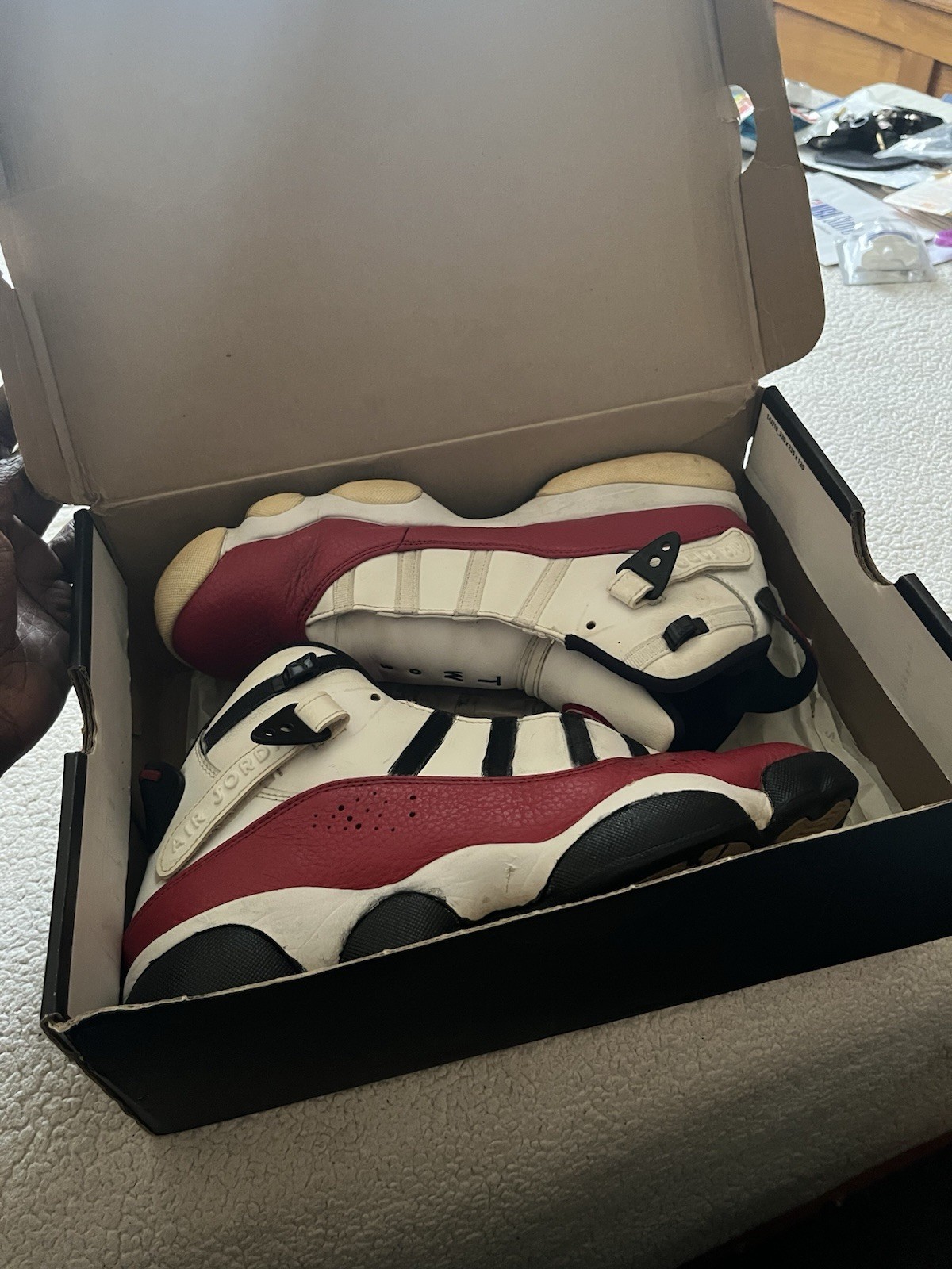 Cheapest Jordans 6rings Authentic Shoe & Painted Not Finished With Original Box thumbnail 10