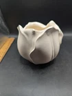 Vintage  Mid Century Stangl Pottery Off White 4” Tulip Vase Planter 1878 S