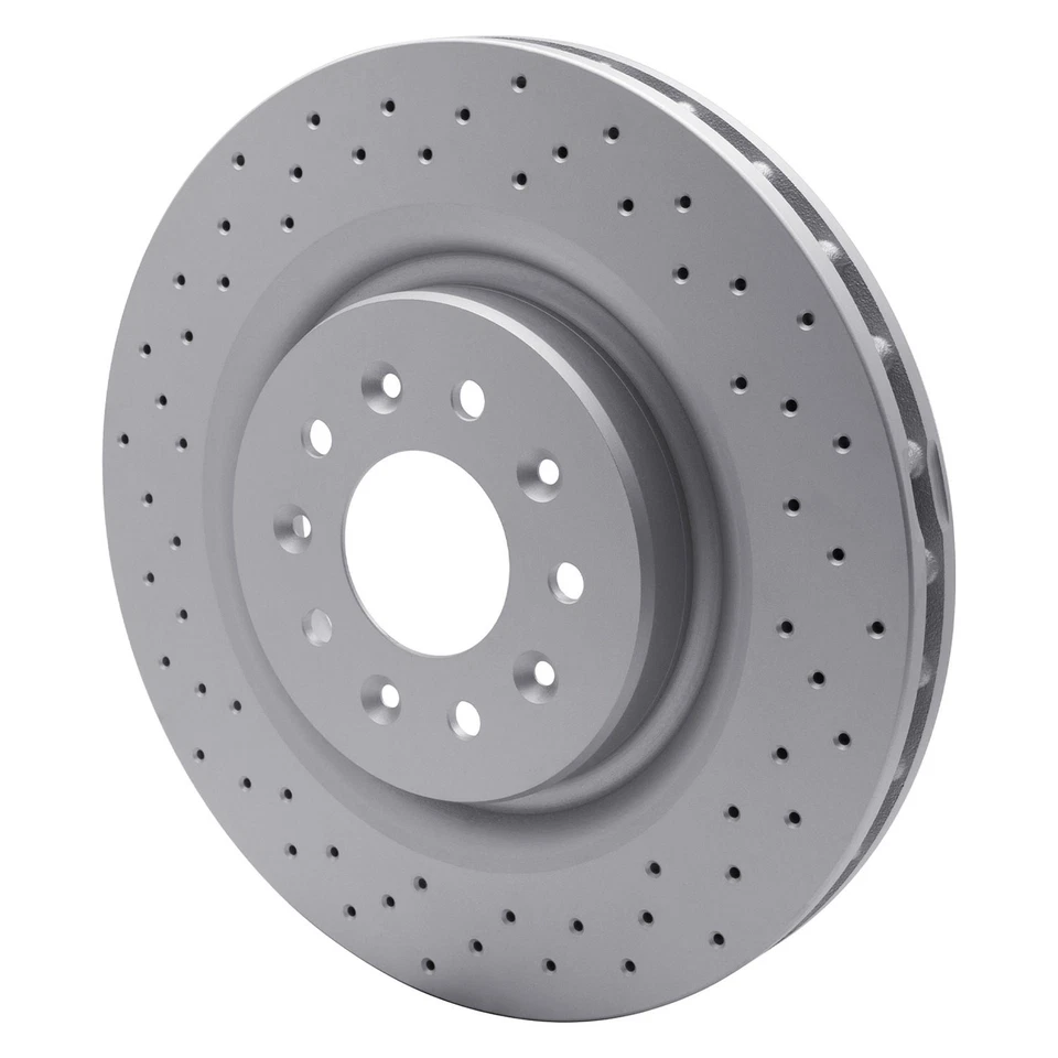 For Jaguar XKR 2000-2006 DFC 624-20016 GEOSPEC Drilled Front Brake Rotor — 第 2/4 张图片