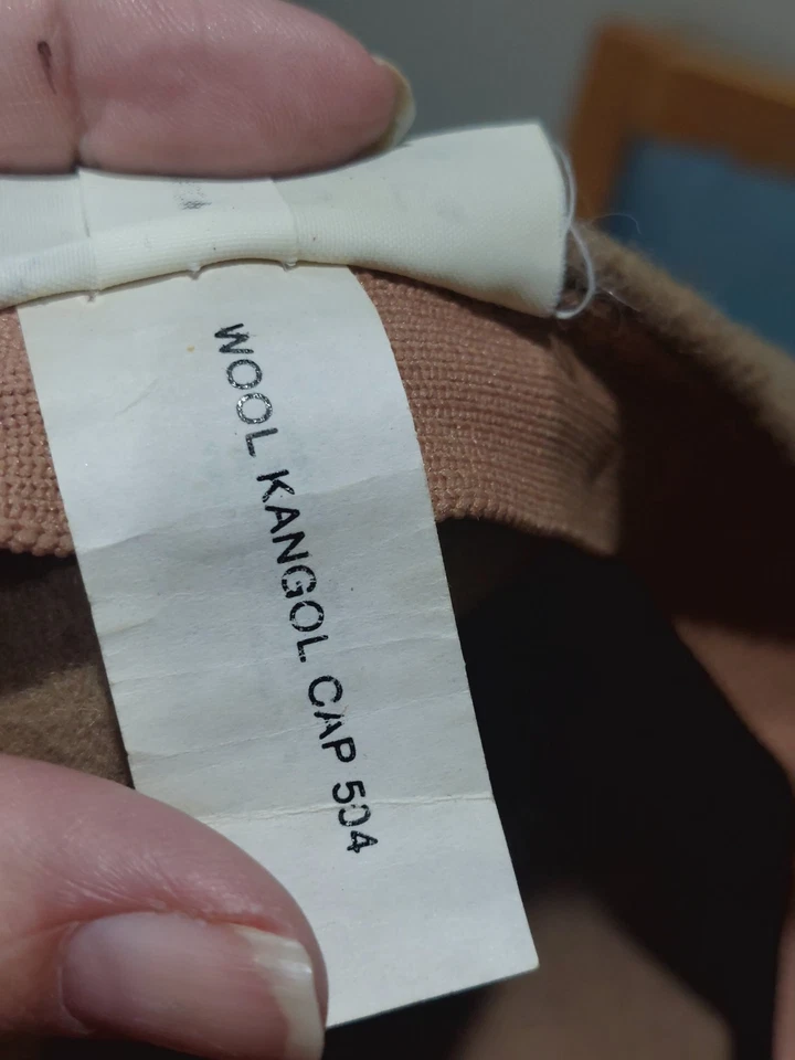 Gorra de golf vintage Kangol para hombre L lana beige noticiero Reino Unido bougie Foto 4 de 4