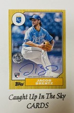 2022 Topps Update Jacob Brentz RC “87 Topps” On Card Auto Royals