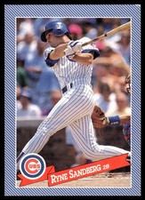 Ryne Sandberg 1993 Hostess #2 Chicago Cubs FREE SHIPPING AutographDen