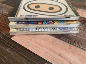 NEC PC Engine Bomberman 93 94 Lot 3 HE System HuCard Japan w/Box Instructions