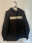 Las Vegas Raiders - Nike  Black Therma-Fit Zip Front Hoodie XL 