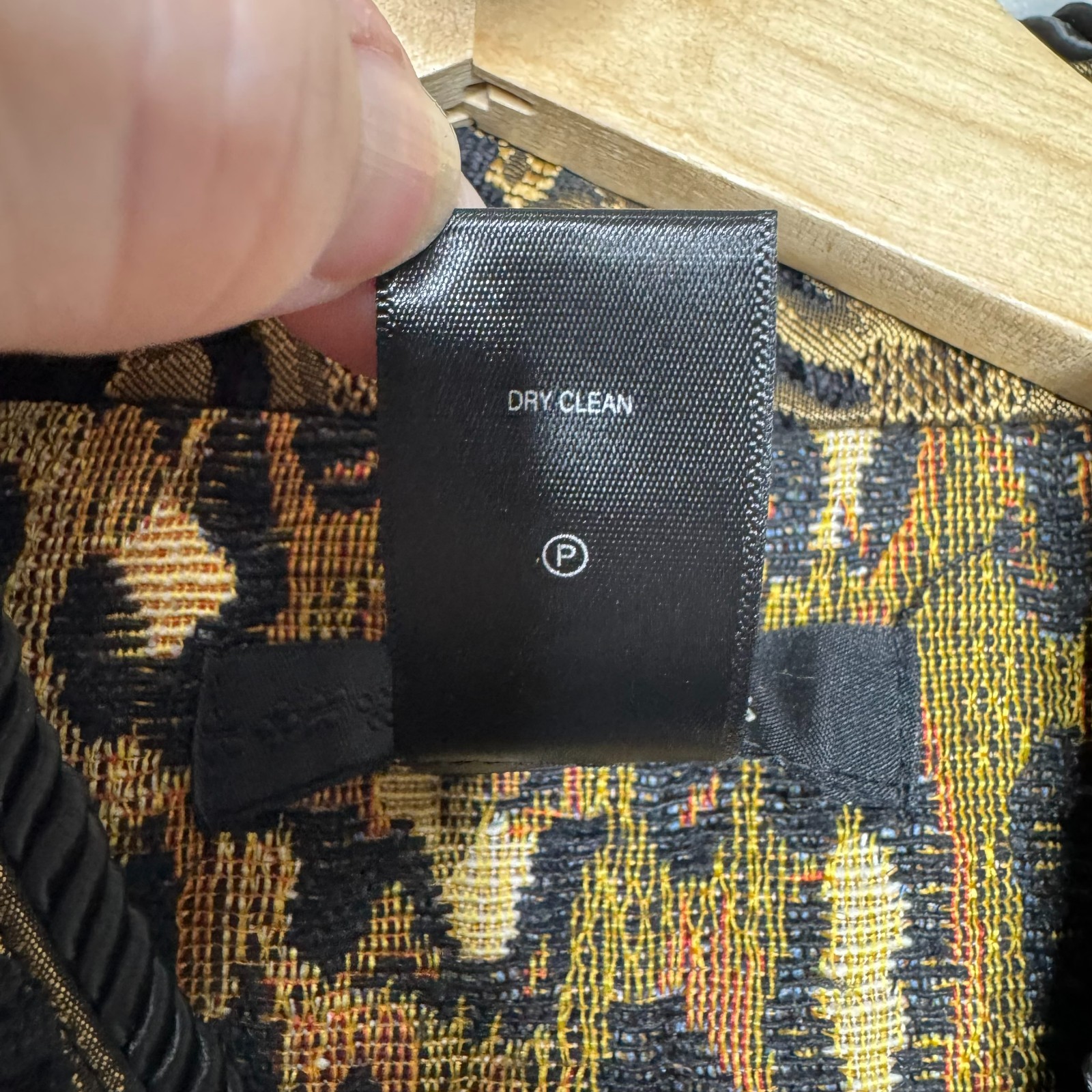 Ali Miles Jacket Womens Medium Patchwork Tapestry… - image 6