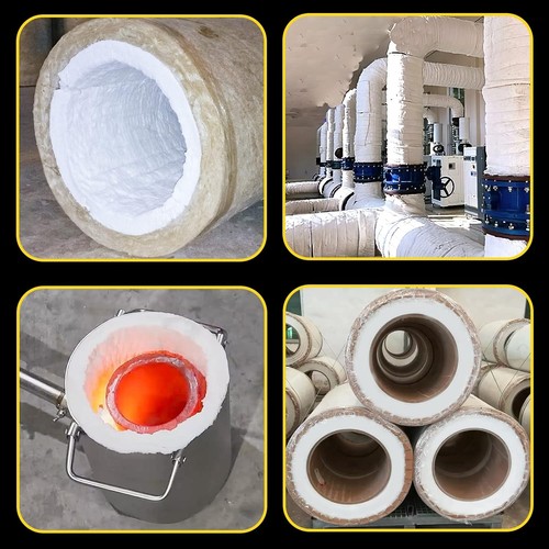 60" x24" x1" Thick Ceramic Fiber Blanket Fireproof Insulation Baffle Rated to... - Picture 7 of 8