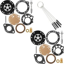 2pc Carburetor Diaphragm Gasket Rebuild Repair Kit Compatible for HL Series 2