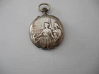 ANTIQUE ,900 COIN SILVER BERN 1910 POCKET WATCH FACE IS LONGINES SCRAP OR PARTS