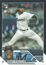 2023 Topps Update Baseball Black #US320 George Soriano /72