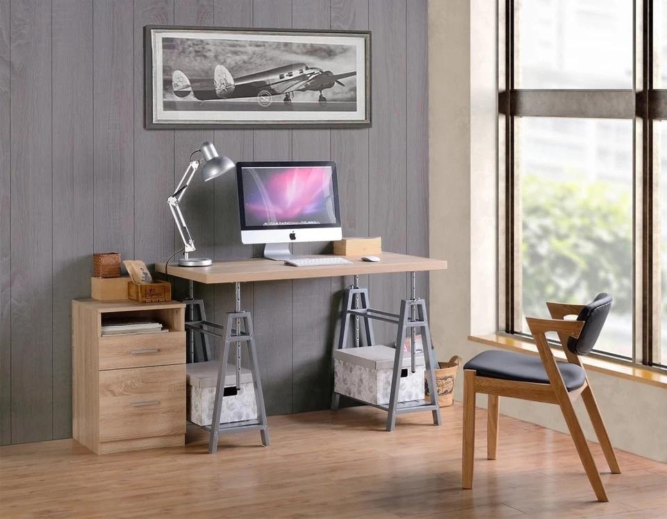 Kyndall Laine Select Model KYLN22 Variable Height Desk with Metal Base - Image 2 of 4