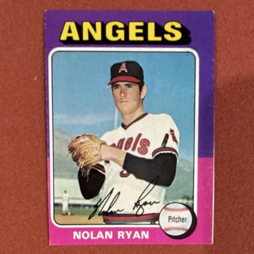 Topps 1975 Nolan Ryan #500 California Angels Baseball Card MLB Vintage