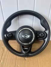 MINI COOPER S 2015-2020 JCW STEERING WHEEL F55 F56 F57 RED STITCHED LEATHER