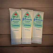 3 Johnson's Baby Creamy Oil with Aloe  Vitamin E Moisturizing Body Lotion