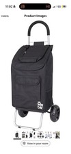 Db Products Trolley Dolly Foldable Shopping Cart With Removable Bag