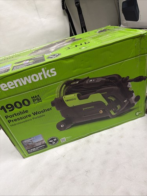 #ad Greenworks 1900 PSI SGS Certified 1.2 GPM 13Amp Portable Compact Electric Pres $98.99