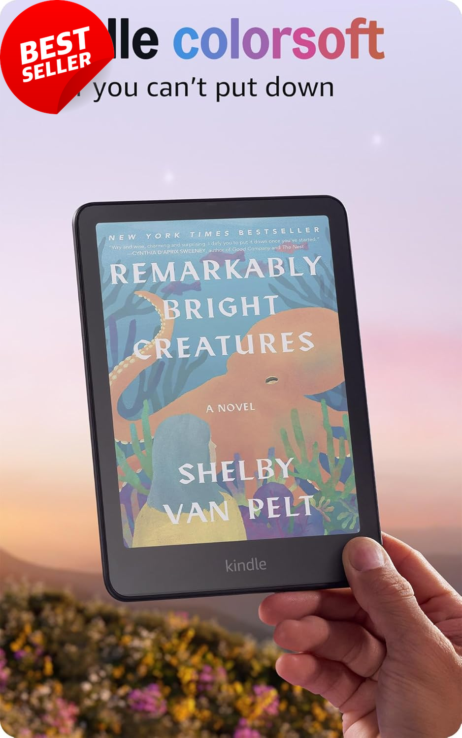 Kindle Colorsoft 16GB Black No Ads Color Display Warm Light Newest Model-image