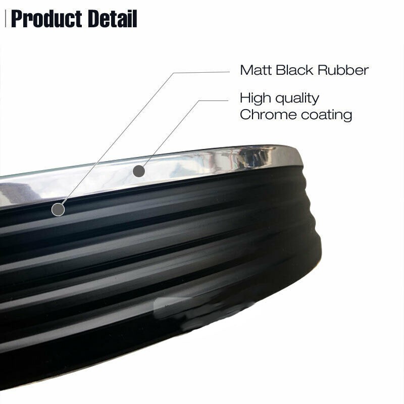 Fits Truck Pick up Protector Guard Roll Chrome Body Side Molding Belt D31 FL