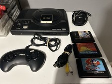 Sega Mega Drive Model 1 PAL with 1 Controller And Games