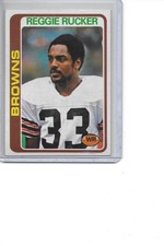 1978 Topps Reggie Rucker Cleveland Browns Football Card #473