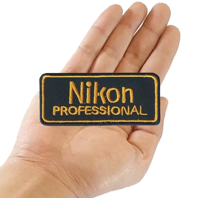 Wholesale Nikon Professional Camera Logo Size 3.5"x1.5" Sew Iron On Patch DIY - Image 2 of 4