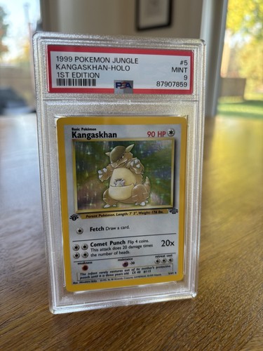 Kangaskhan (1st Edition) graded PSA 9 for sale on eBay