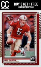 2025 Donruss Optic #157 Jeff Garcia San Francisco 49ers