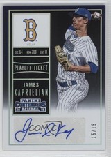 2015 Panini Contenders College Playoff Ticket 15/15 James Kaprielian #9 Auto 1u0