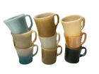 Vintage Anchor Hocking & Fire King Colorful Cup Mugs Lot of 9