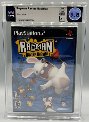 Rayman Raving Rabbids Sony PlayStation 2 PS2 Sealed WATA 9.8 A+ Graded Ubisoft