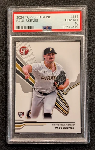 2024 Topps Pristine Paul Skenes #229 Rookie RC Pittsburgh Pirates PSA 10