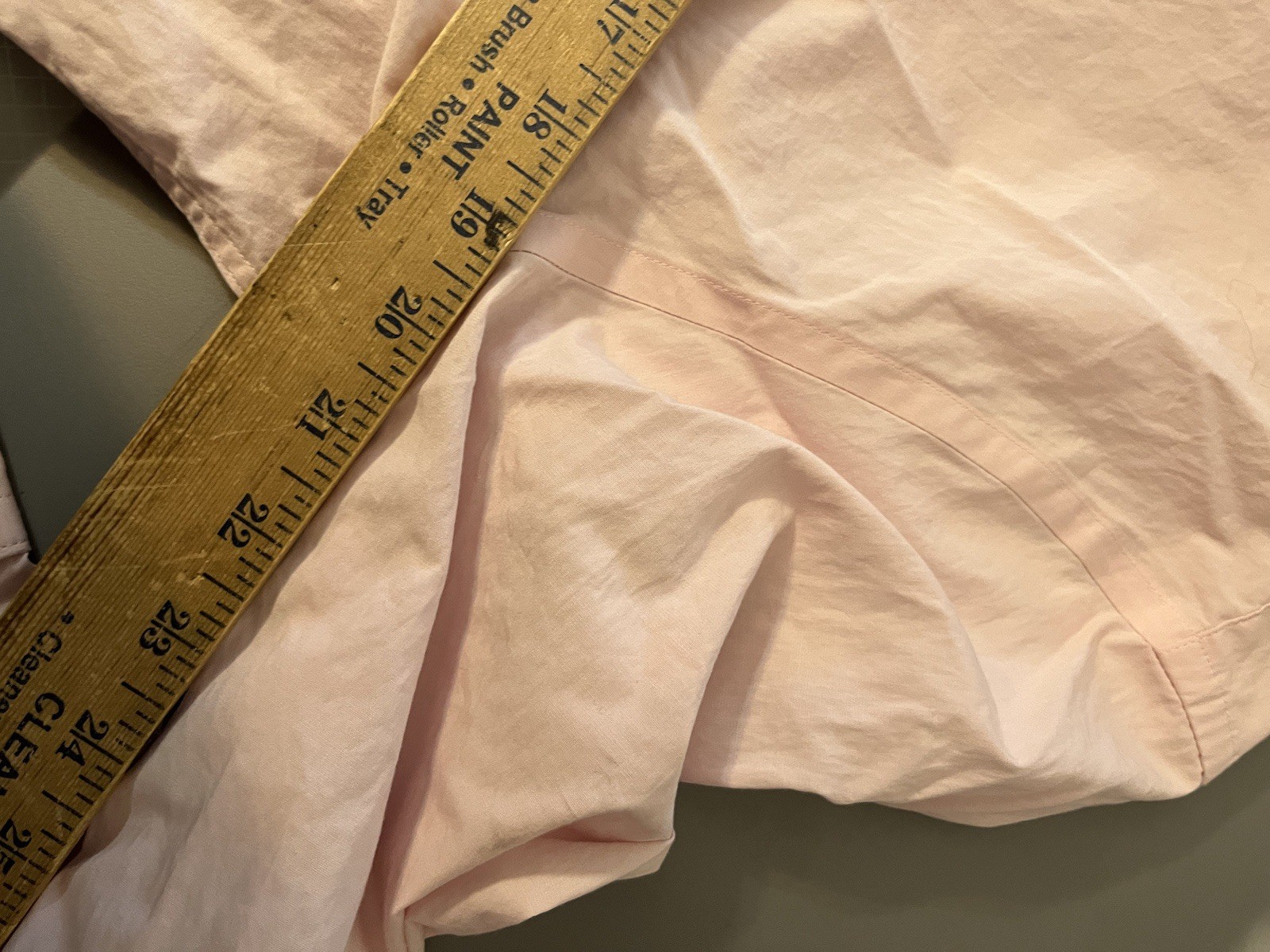 Express 1MX Fitted Solid Button Shirt Pink Dress … - image 5