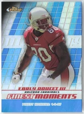 Early Doucet 2008 Finest Moments Blue Refractor FM-ED /299 Arizona Cardinals