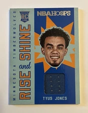 2015-16 Panini Hoops Tyus Jones Rise and Shine Rookie Patch NBA RC #RS-TJ