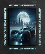 Batman Batmobile DC Universe DCU Poster Print - No Frame