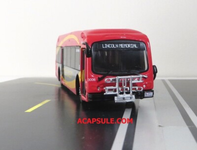 DC Circulator 1/87 Scale Proterra ZX5 Electric Transit Bus