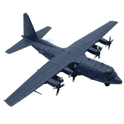 Neu 1/200 Maßstab USAF AC-130 Air Attacker Fighter Aircraft Model Souvenir E