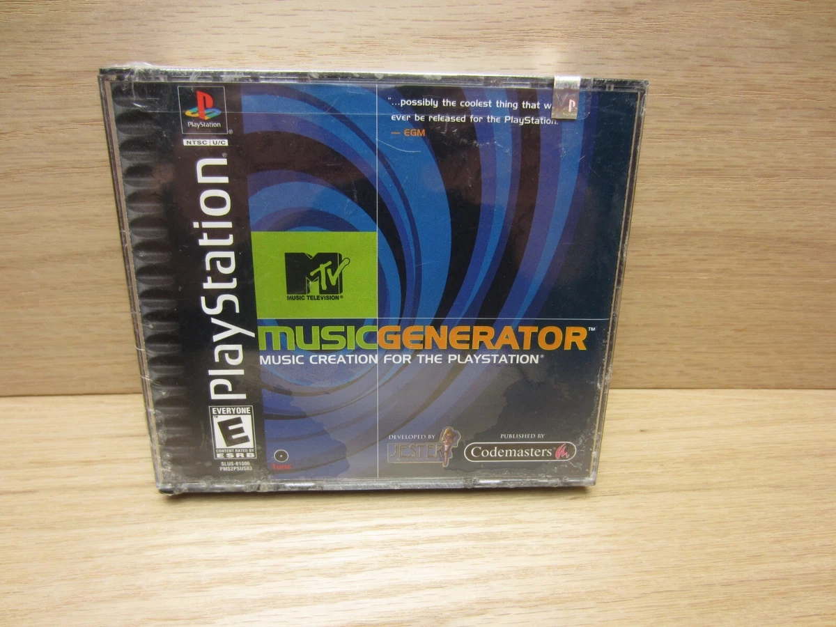 MTV Music Generator PS1 Sony PlayStation 1 1999 NEW SEALED