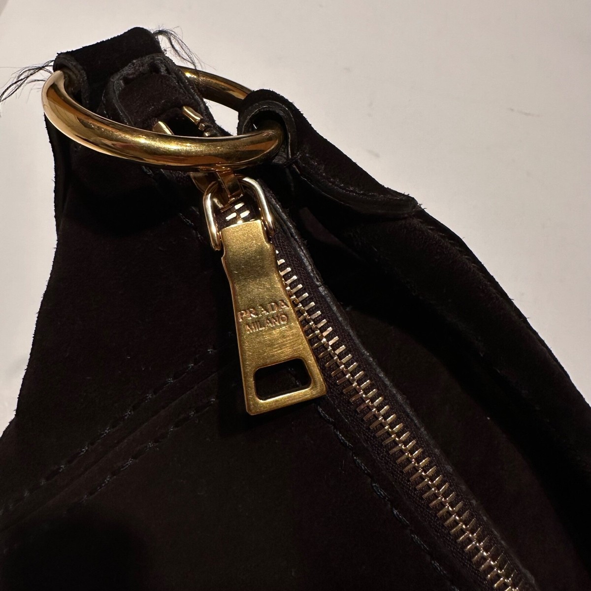 Prada Hobo brown Scamosciato Suede | eBay
