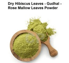 Dry Hibiscus Leaves Powder Gudhal Rose Mallow Leaves Powder 50gm 1.7 OZ 