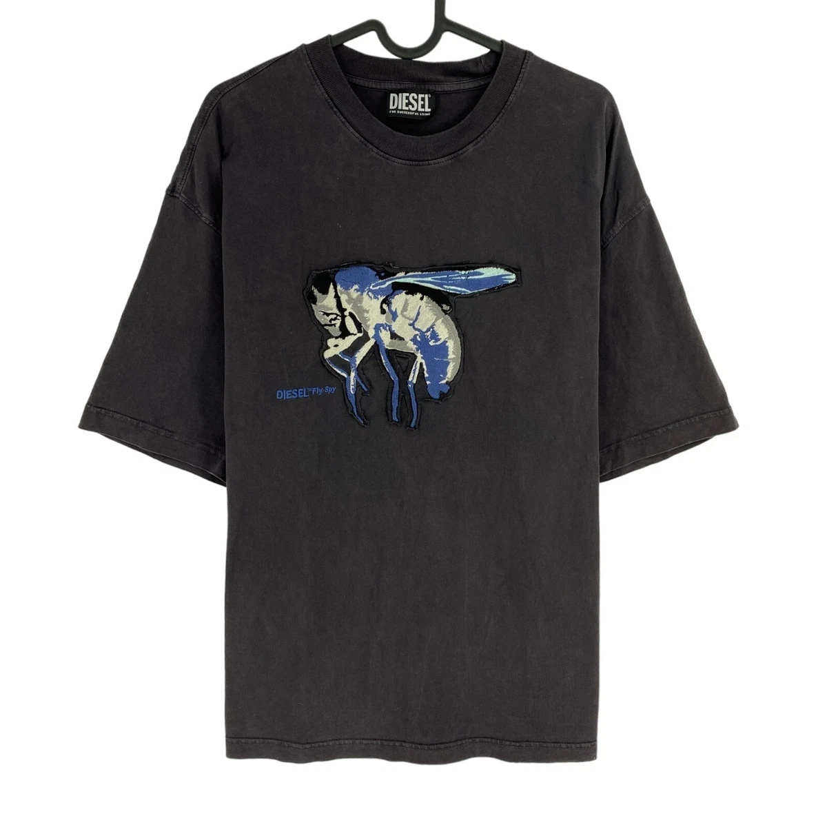 T-shirt Brodé En Coton - Diesel Homme