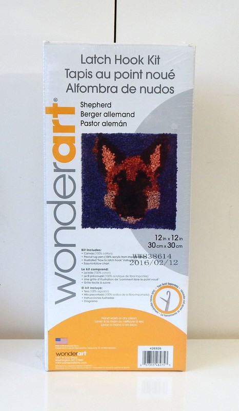 Wonderart Shepherd Latch Hook Kit - New