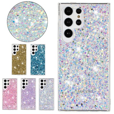 For Samsung Galaxy S24 Ultra|+ S23 Bling Glitter Slim Shockproof Phone Case NEW