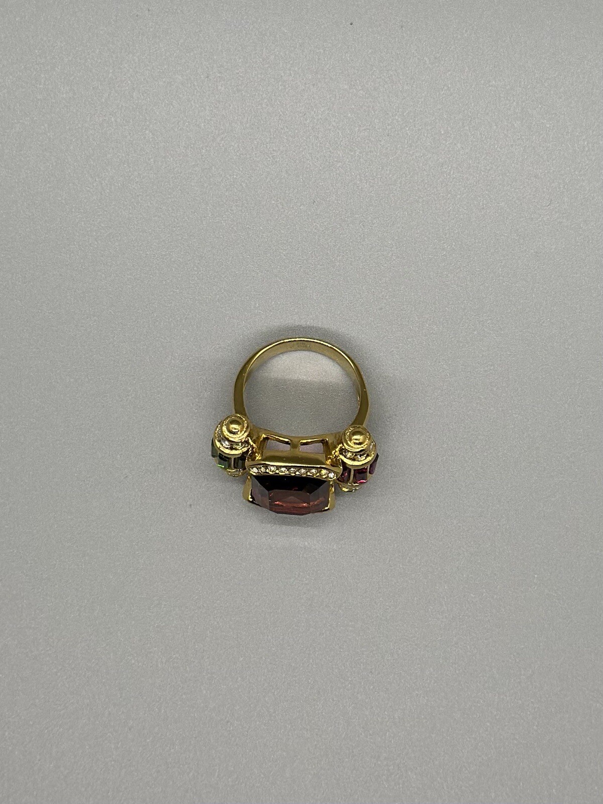 Unique Cocktail Style Statement Ring Size 9 Purpl… - image 4