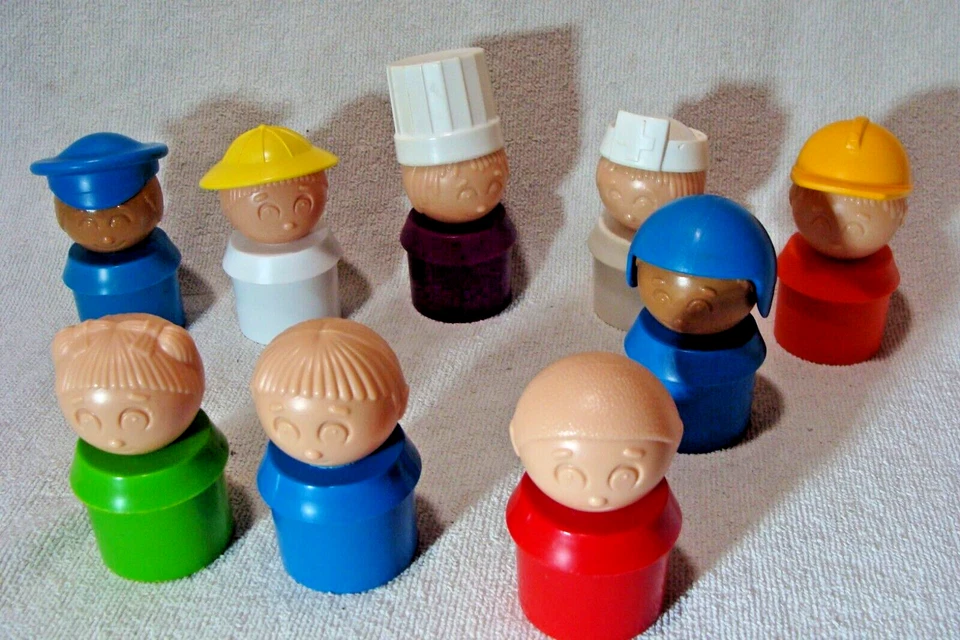 NINE Vintage TUPPERWARE Tuppertoys   Assorted LOT   9 Figurines  Lot 2     P6 - Image 4 of 4
