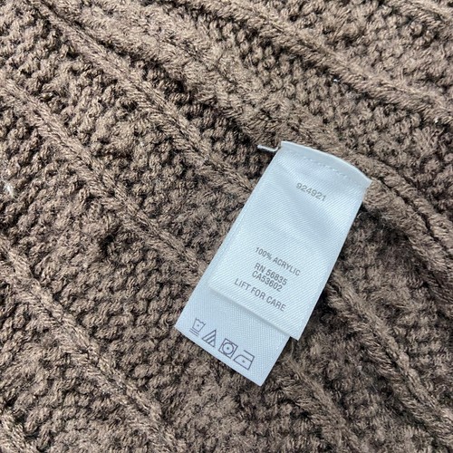 CABELA'S Toggles Pockets Brown Hood Cable Knit Sweater Women's Size 2XL - Picture 7 of 11