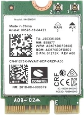 Genuine Intel Dual Band WLAN WiFi Wireless M.2 NGFF AC 9462NGW BT 5.1 Card Dell