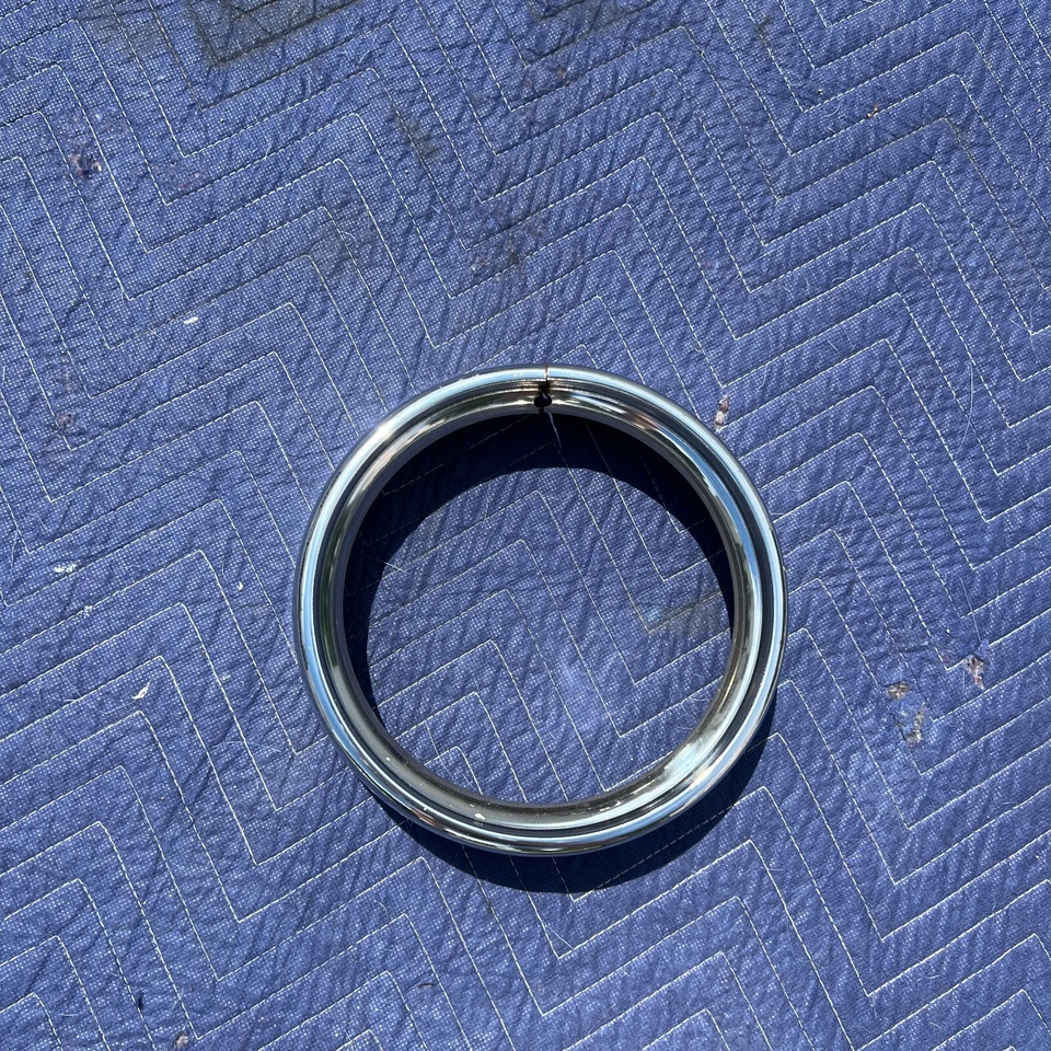 1994 - 2017 Harley Davidson Road King Kuryakyn anel de acabamento de farol cromado 7"" - Imagem 2 de 4