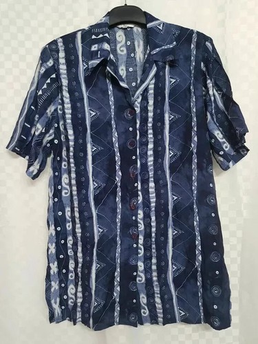 Klass 2-Piece Outfit Set Size 12 Navy Blue Buttoned Shirt A-Line Skirt Workwear - Picture 2 of 12